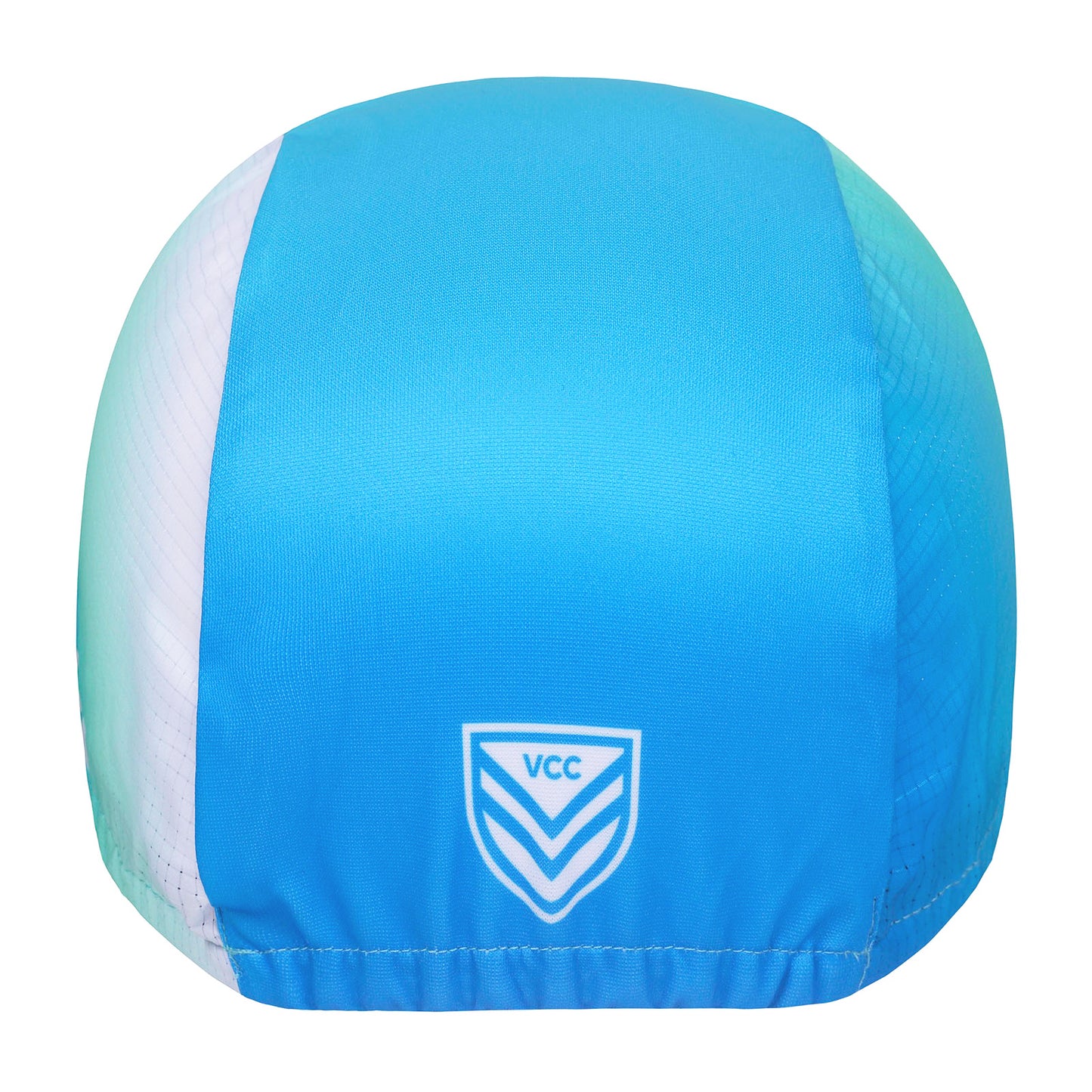 Velovie Mallorca Cycling Cap Casquette Blue Turquoise rear angle