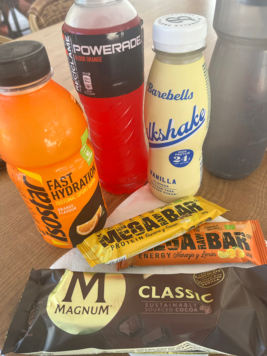 Snacks at the cafe