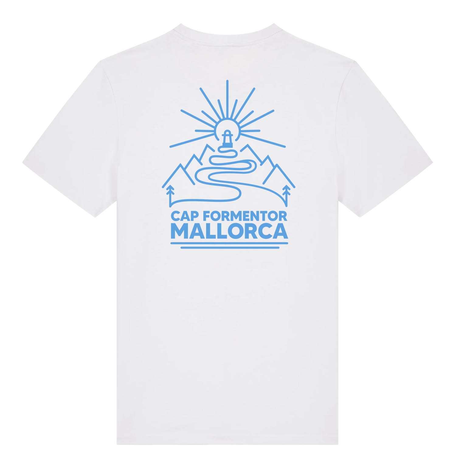 White & Blue Cap Formentor T-Shirt