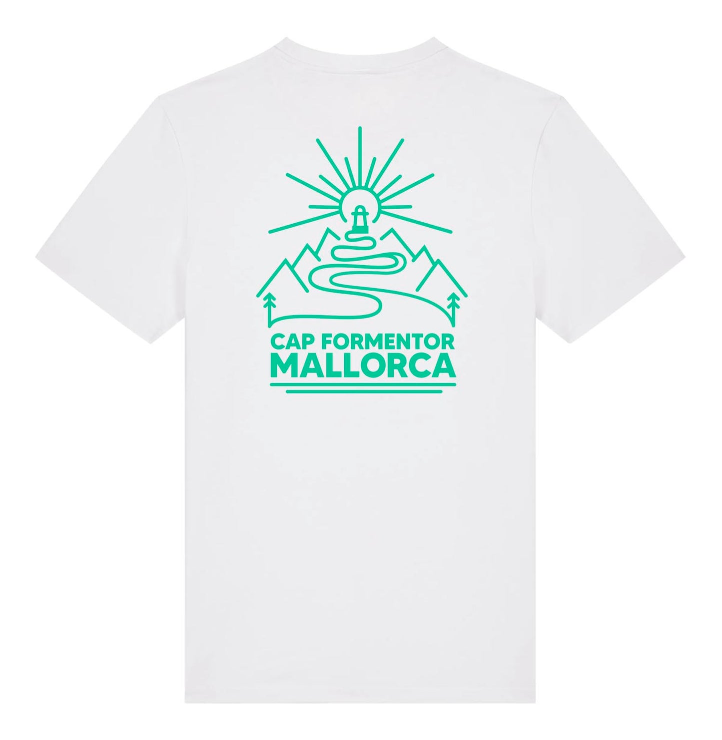 White & Green Cap Formentor T-Shirt