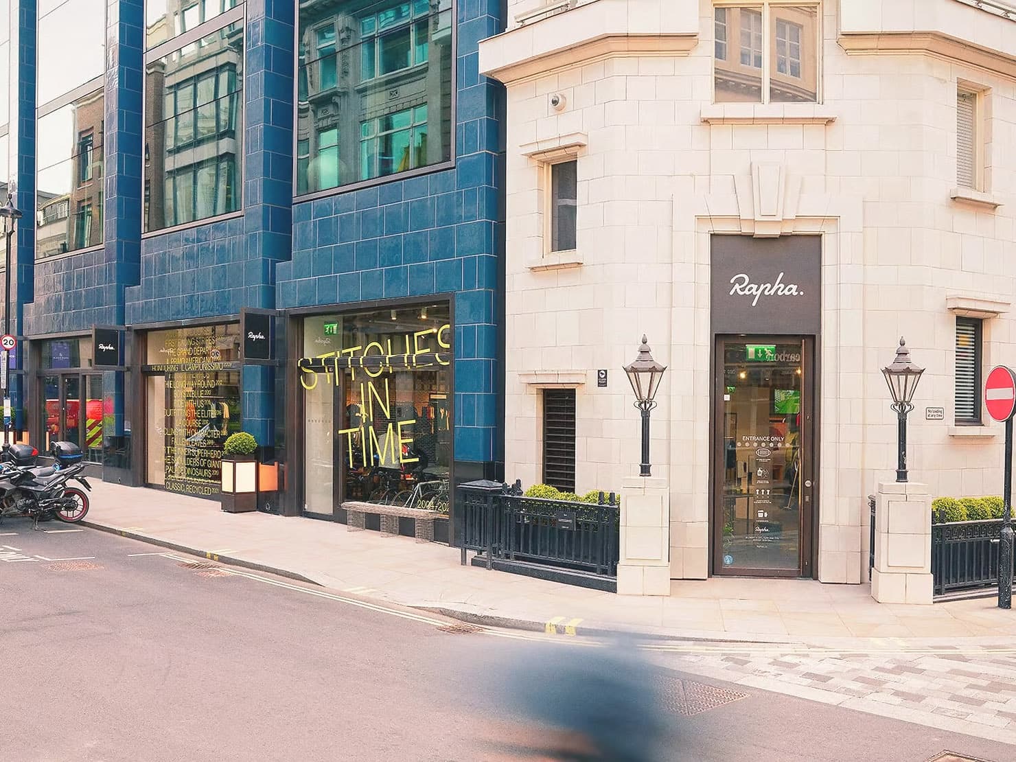 Rapha Clubhouse London view from the outside. Cycling Cafe Guide.