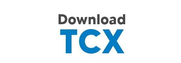 TCX File type logo