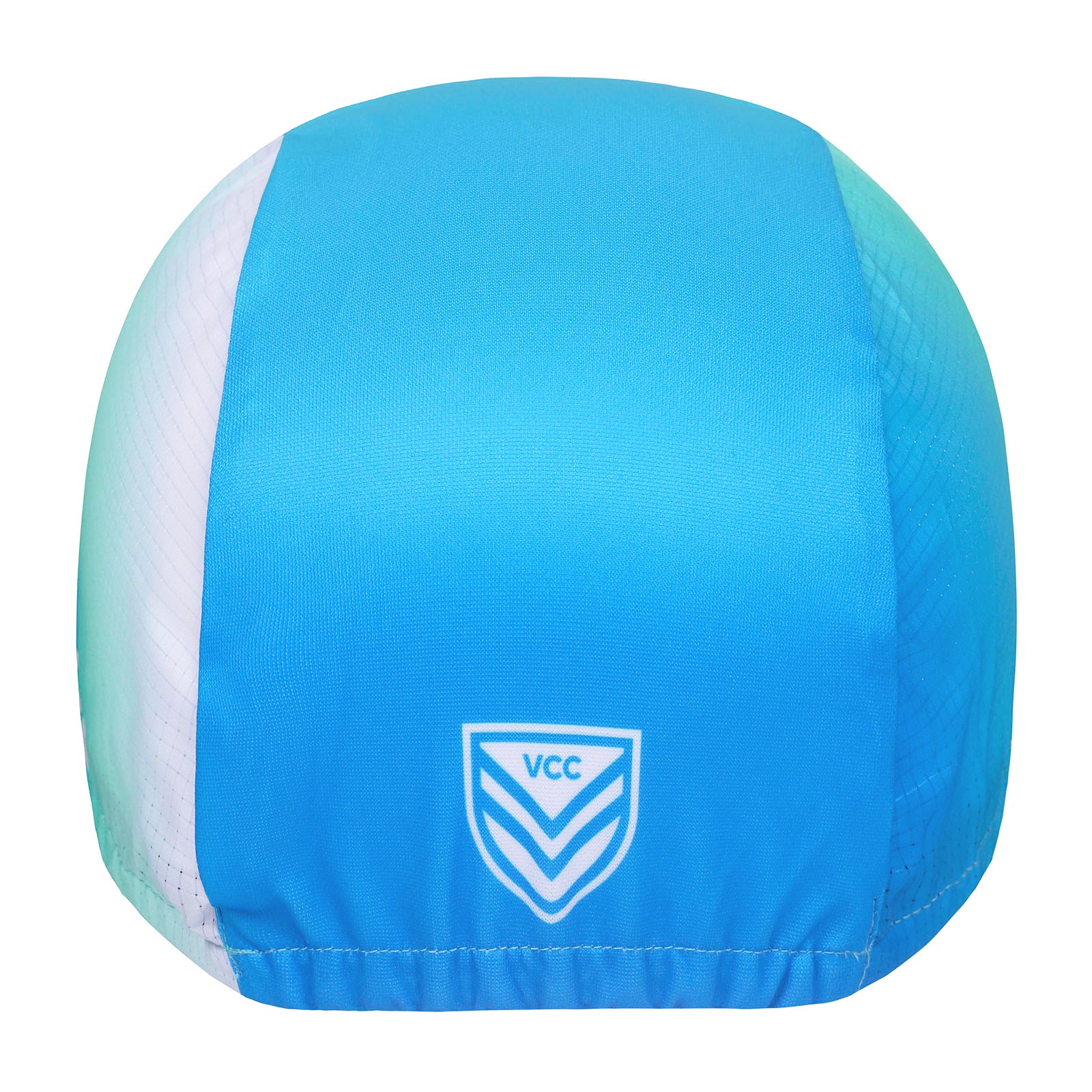 Velovie Mallorca Cycling Cap Casquette Blue Turquoise rear angle