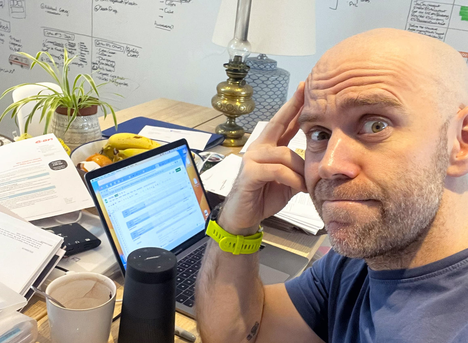 Velovie Began in London, Jamie doing a lot of planning